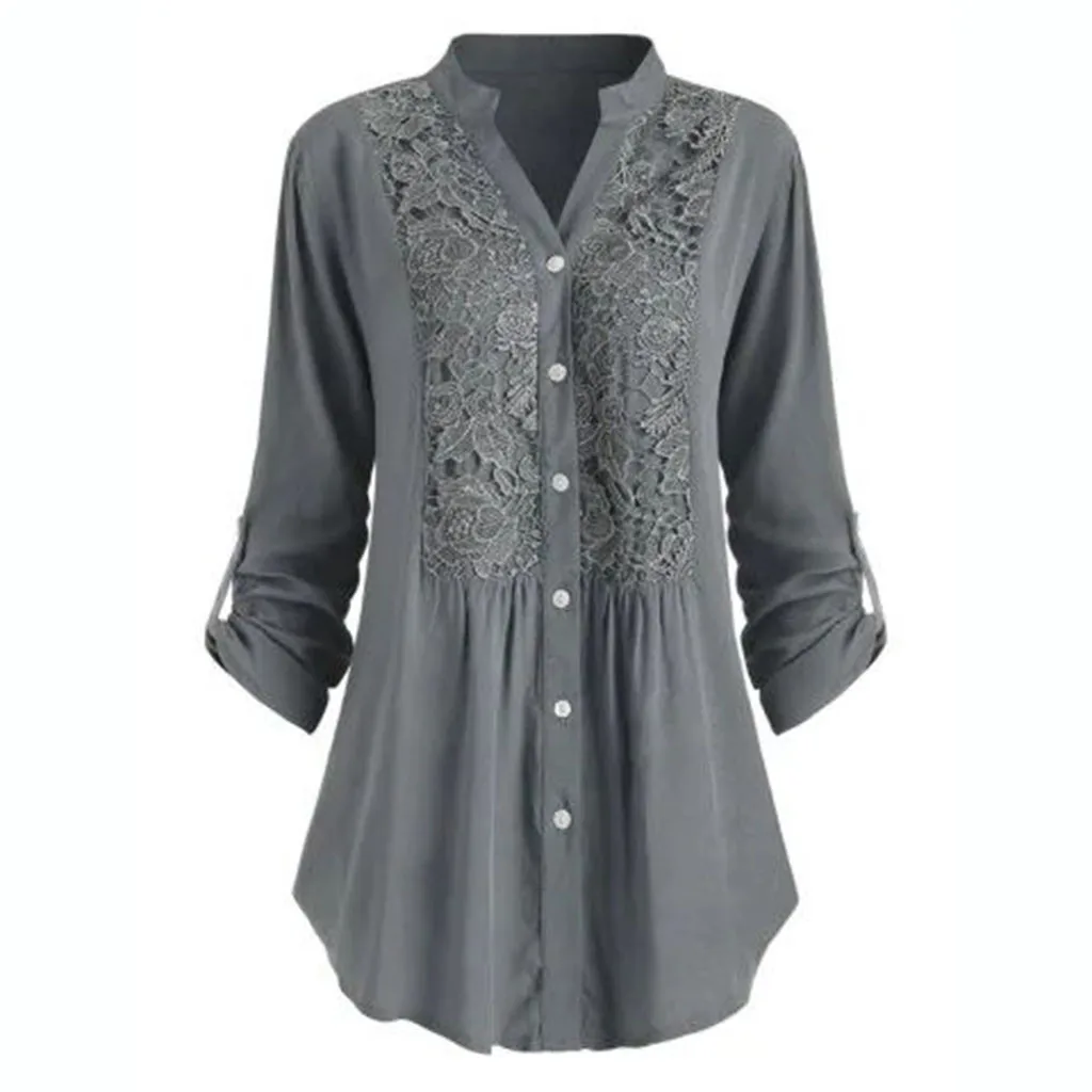 5Xl Plus Size Women tunic Shirts Blouse Winter Autumn Ladies Large Size Button Lace V Neck Long Sleeve Shirt Blouse blusas mujer
5Xl Plus Size Women tunic Shirts Blouse Winter Autumn Ladies Large Size Button Lace V Neck Long Sleeve Shirt Blouse blusas mujer