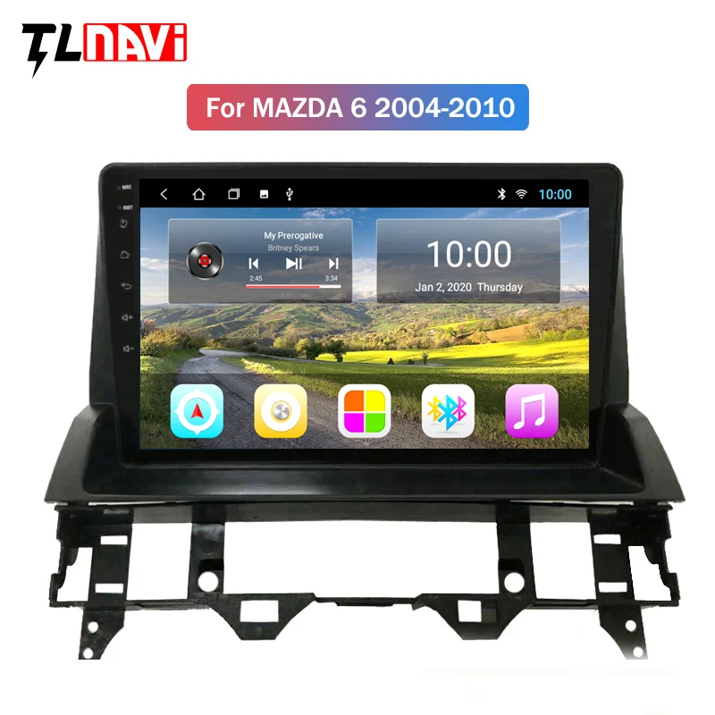 Автомобильный мультимедийный плеер 2 Гб ОЗУ 10 1 дюйма full touch Android HD экран