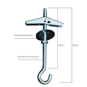 2pcs Gypsum Board Ceiling Hooks Ring Hanging Load Fixed Type Hook Wall Install Furniture Tools Hanger Holder Hardware Hook
2pcs Gypsum Board Ceiling Hooks Ring Hanging Load Fixed Type Hook Wall Install Furniture Tools Hanger Holder Hardware Hook