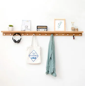 Actionclub Creative Wall Storage Racks With Hooks DIY Wood Wall Storage Shelf Home Decor Sundries Storage Shelves Holder 1 PC
Actionclub Creative Wall Storage Racks With Hooks DIY Wood Wall Storage Shelf Home Decor Sundries Storage Shelves Holder 1 PC