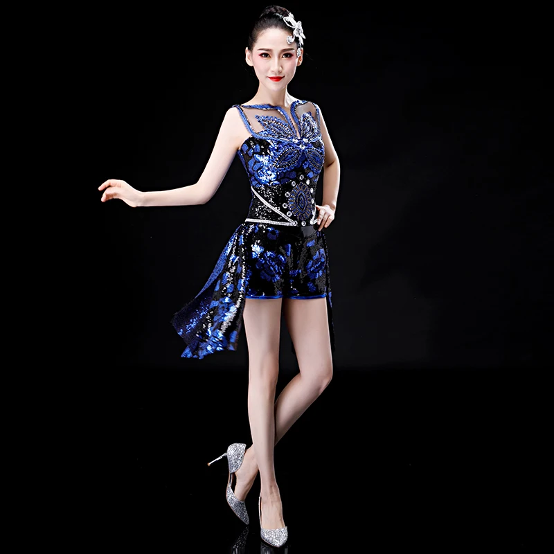 New modern jazz dance performance costume ds sequin sexy nightclub opening dance costume female adult suit
New modern jazz dance performance costume ds sequin sexy nightclub opening dance costume female adult suit