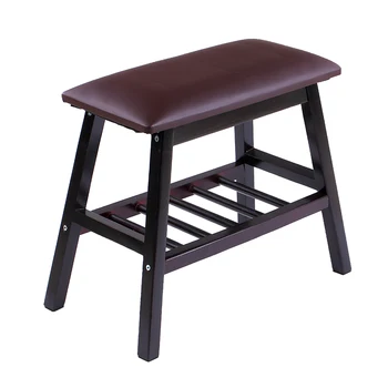 50CM Wooden Shoe Rack Shoe Stool 2 Tier Layer Shoes Storage Organizer Shelf with Soft Cushion for Home Doorway Entryway Hallway
50CM Wooden Shoe Rack Shoe Stool 2 Tier Layer Shoes Storage Organizer Shelf with Soft Cushion for Home Doorway Entryway Hallway