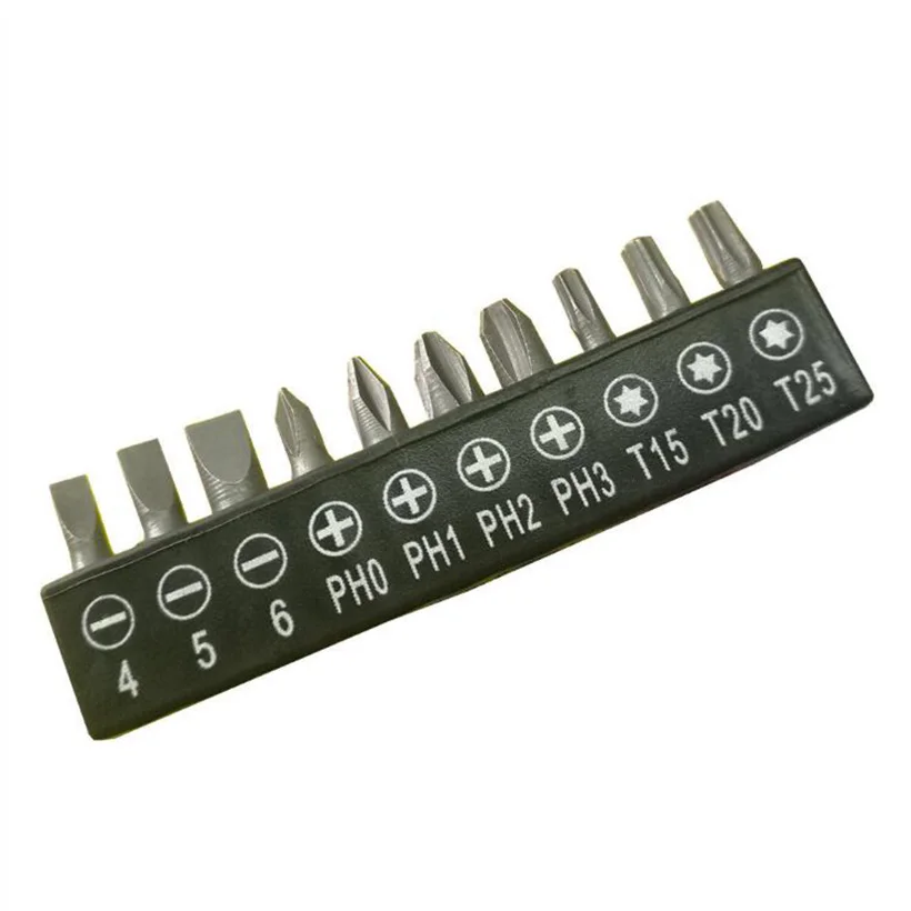 10Pcs/Set Rechargeable hand drill Electric Alloy screwdriver bit 6.35MM Screwdriver Bit set Rechargeable hand drill Screwdriver
10Pcs/Set Rechargeable hand drill Electric Alloy screwdriver bit 6.35MM Screwdriver Bit set Rechargeable hand drill Screwdriver