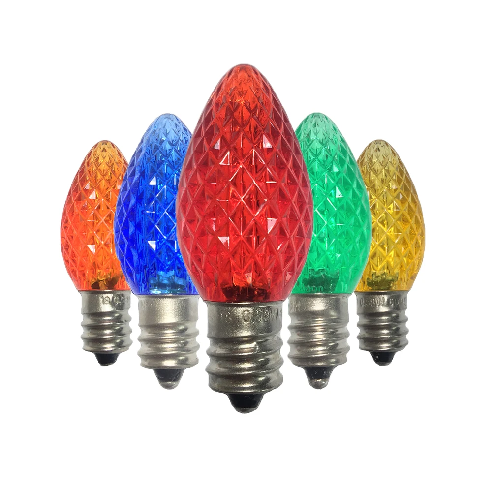 25 Pack 120V C7 LED Replacement Christmas Light Bulb,Shatterproof seasonal LED Bulbs,E12 Candelabra Base,Dimmable Holiday Bulbs
25 Pack 120V C7 LED Replacement Christmas Light Bulb,Shatterproof seasonal LED Bulbs,E12 Candelabra Base,Dimmable Holiday Bulbs