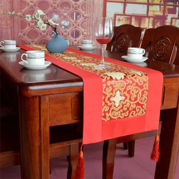 Classical Chinese Style Red Embroidery Flower Table Runner Birds Dragon Table Flag Decoration for Dining Table with Tassels
Classical Chinese Style Red Embroidery Flower Table Runner Birds Dragon Table Flag Decoration for Dining Table with Tassels