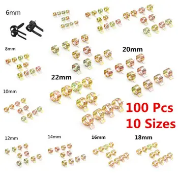 Parts Spring Clips Kit 100Pcs Clamps Set Replacement Fastener Water pipes Accessories
Parts Spring Clips Kit 100Pcs Clamps Set Replacement Fastener Water pipes Accessories