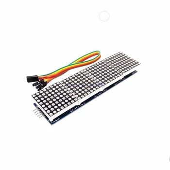 A14-- Electronic MAX7219 Dot Matrix Module For Arduino Microcontroller 4 In One Display with 5P Line
A14-- Electronic MAX7219 Dot Matrix Module For Arduino Microcontroller 4 In One Display with 5P Line