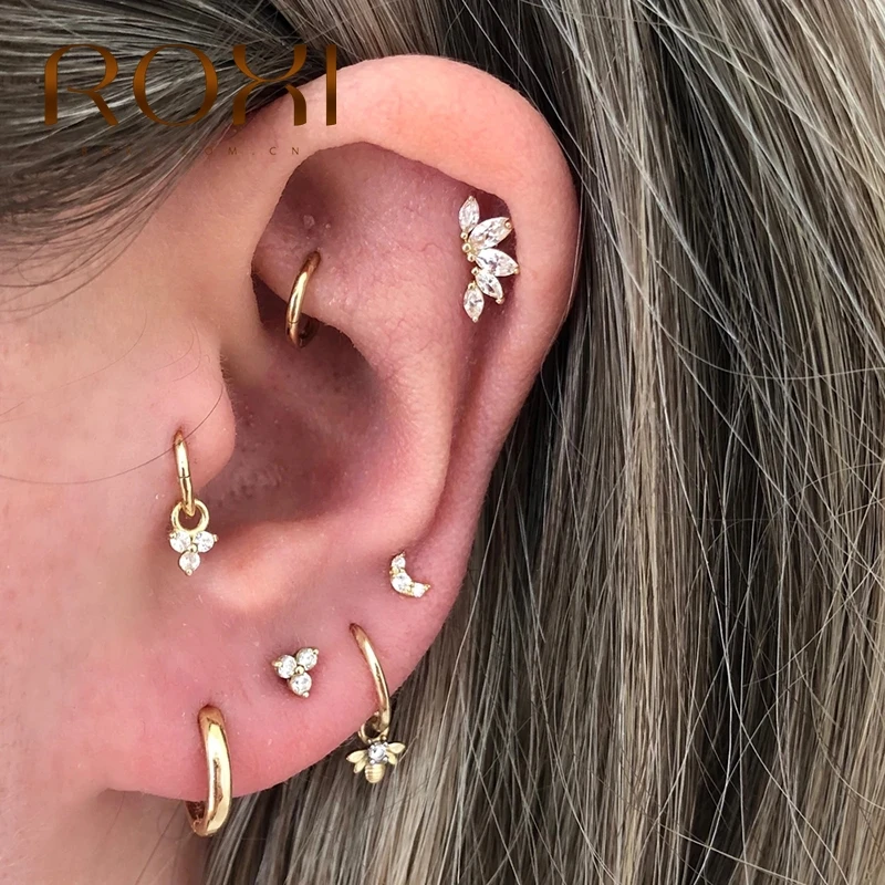 ROXI Small Crown Moon Star Lightning Constellation Stud Earrings for Women 925 Sterling Silver Piercing Earring Kolczyki Damskie
ROXI Small Crown Moon Star Lightning Constellation Stud Earrings for Women 925 Sterling Silver Piercing Earring Kolczyki Damskie