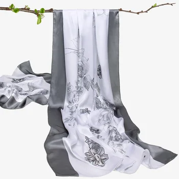 Hangzhou Hollow Out Embroidery Real Silk Scarves 100% Pure Silk Scarf Satin Shawls and Wraps for Women Natural Silk Long Hijab
Hangzhou Hollow Out Embroidery Real Silk Scarves 100% Pure Silk Scarf Satin Shawls and Wraps for Women Natural Silk Long Hijab