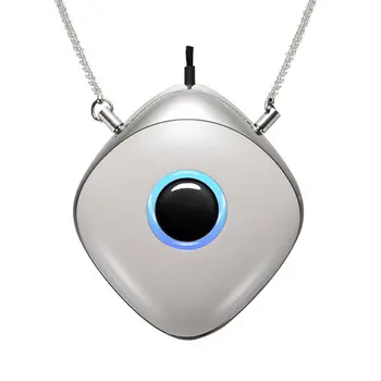 Wearable Necklace Air Purifier Mini Portable Negative Ion Generator Low Noise Personal Air Purifier Necklace
Wearable Necklace Air Purifier Mini Portable Negative Ion Generator Low Noise Personal Air Purifier Necklace