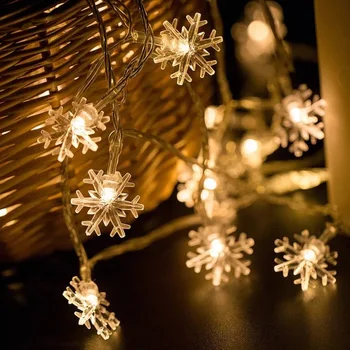 Christmas Decorations For Home New Year Christmas Garlands Snow Flakes 20 Led Lights Xmas Navidad 2020 Christmas Tree Decor,B 
Christmas Decorations For Home New Year Christmas Garlands Snow Flakes 20 Led Lights Xmas Navidad 2020 Christmas Tree Decor,B