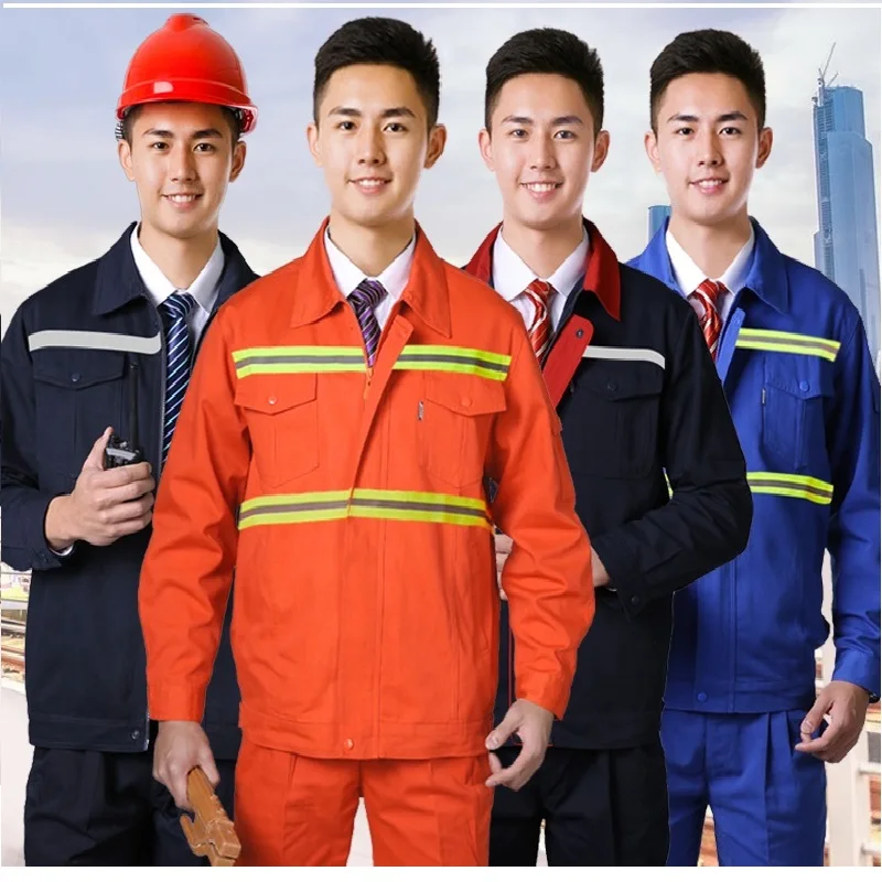 Work Clothing Men Uniform reflective Coverall Protective Clothes Overalls Worker Repairman Sanitation road construction workshop
Work Clothing Men Uniform reflective Coverall Protective Clothes Overalls Worker Repairman Sanitation road construction workshop