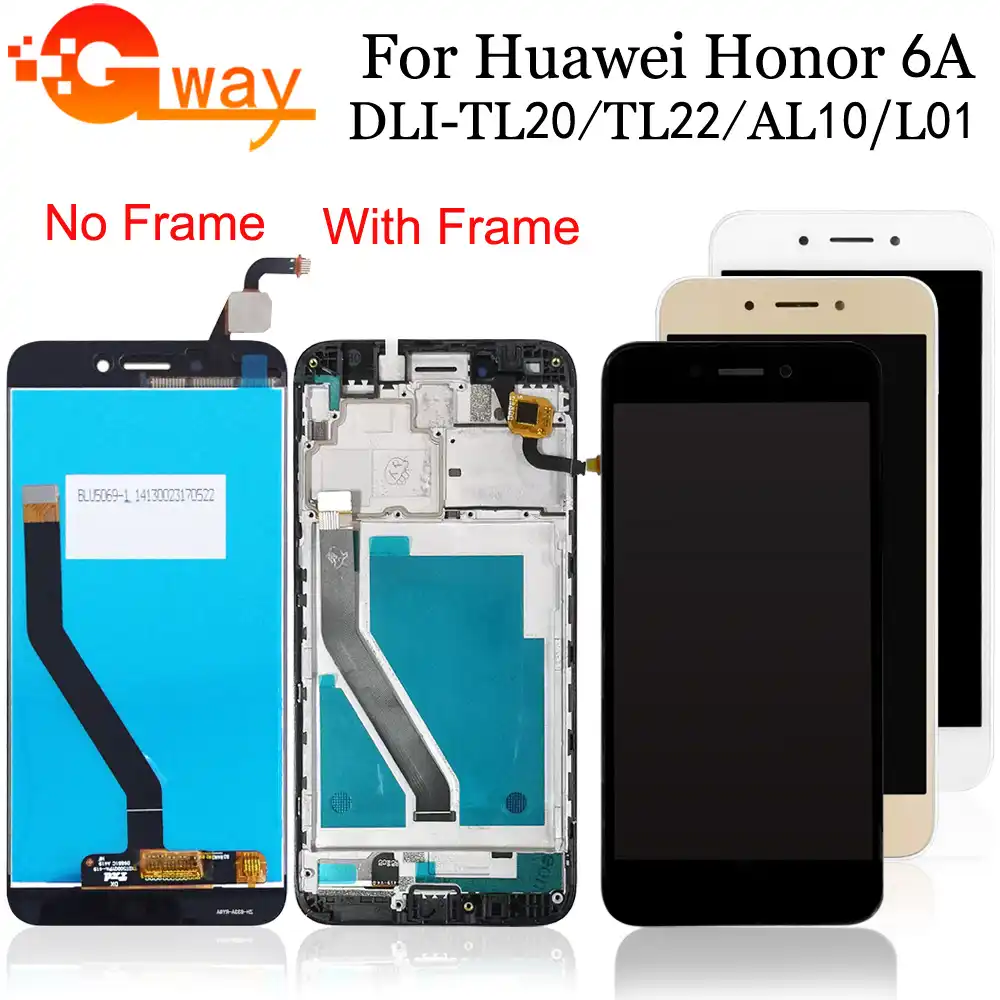 5 0 New For Huawei Honor 6a Pro Dli L42 Full Lcd Display Touch Screen Digitizer Assembly With Frame 100 Tested Mobile Phone Lcd Screens Gooum