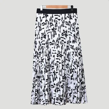 Women Skirt 2020 Spring and Summer New Style Elastic Waist Abstract Pattern Print Design Pleated Skirt Women
Women Skirt 2020 Spring and Summer New Style Elastic Waist Abstract Pattern Print Design Pleated Skirt Women