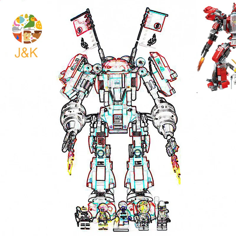 SY926 737Pcs Ninja series Movie Kay's Fire Mech Model Building Kit Blocks Bricks Toy Gifts Compatible Toys Children 
SY926 737Pcs Ninja series Movie Kay's Fire Mech Model Building Kit Blocks Bricks Toy Gifts Compatible Toys Children