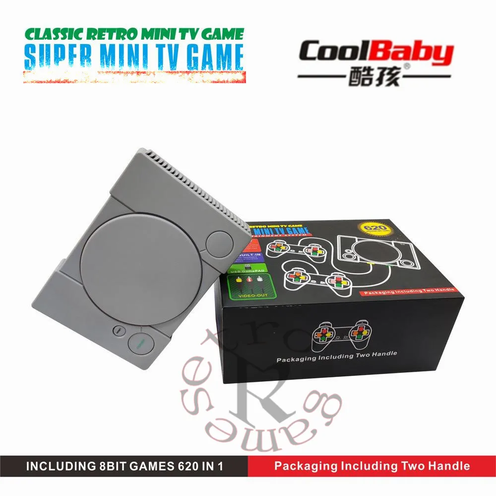 Classic Mini Home TV Game Console 8bit PS1 Retro Handheld Video Console Built in 620 games Two players With Retail box
Classic Mini Home TV Game Console 8bit PS1 Retro Handheld Video Console Built in 620 games Two players With Retail box