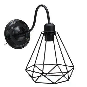 E27 Nordic Retro Iron Birdcage Wall Lamp Metal Wire Cage Pendant Ceiling Light Without Bulb 20x20CM
E27 Nordic Retro Iron Birdcage Wall Lamp Metal Wire Cage Pendant Ceiling Light Without Bulb 20x20CM