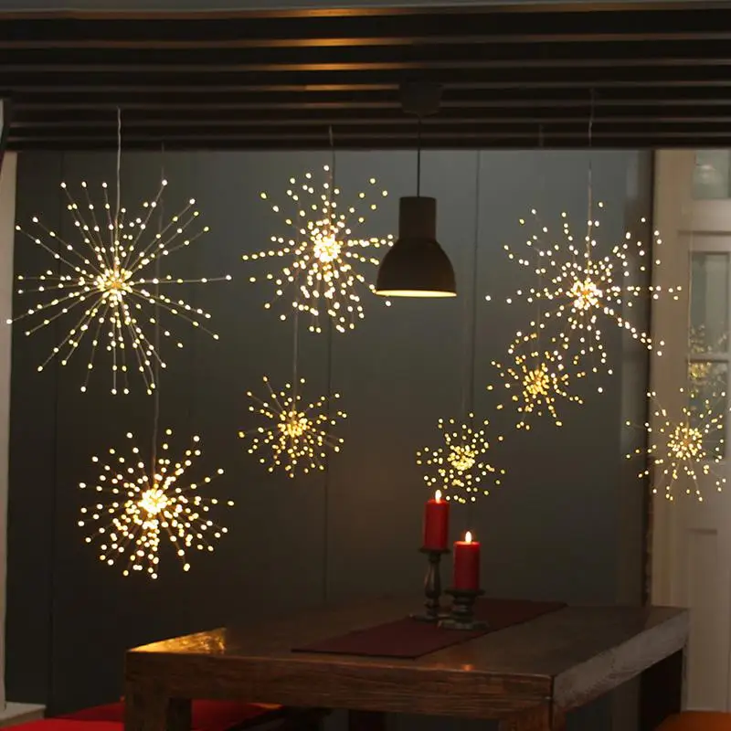 100/120/150 Starburst String Lights Exploding Lighting Wedding Canteen Decor Light with Infrared Remote Control Christmas Light
100/120/150 Starburst String Lights Exploding Lighting Wedding Canteen Decor Light with Infrared Remote Control Christmas Light