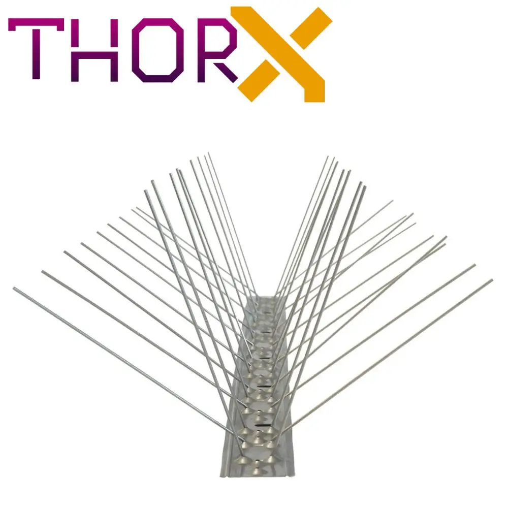 MH-04-SL 4 row pigeon spikes bird spike on stainless steel base - high quality solution for bird control spikes
MH-04-SL 4 row pigeon spikes bird spike on stainless steel base - high quality solution for bird control spikes