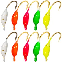 10pcs/Box Ice Fishing Metal Jigs Heads Winter Jigging Barbed Hooks For Walleye Steel Fishing Hooks Pesca Fishing Hooks
10pcs/Box Ice Fishing Metal Jigs Heads Winter Jigging Barbed Hooks For Walleye Steel Fishing Hooks Pesca Fishing Hooks