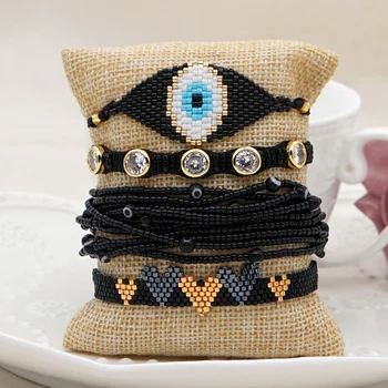 Go2boho Bead Bracelet Multilayer Miyuki Beads Braided Evil Eye Bracelets Set Beaded Heart Chain Woven Adjustable Bracelet Sets
Go2boho Bead Bracelet Multilayer Miyuki Beads Braided Evil Eye Bracelets Set Beaded Heart Chain Woven Adjustable Bracelet Sets