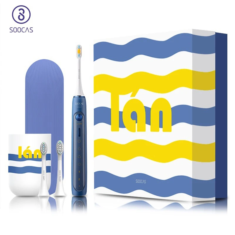 SOOCAS X5 Electric Toothbrush Sonic Rechargeable NFC Smart Control Automatic Xiaomi Brush Travel Box Healthy Gifts | Бытовая техника