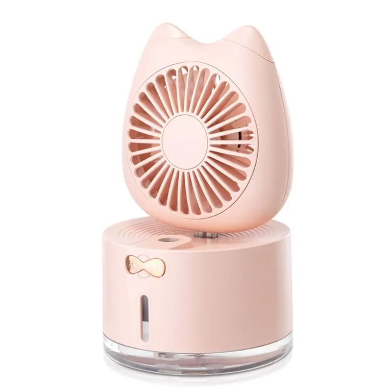 Mini Cute Cat Humidifier Fan Colorful LED Lights Handheld Air Diffuser Cooler A0NC
Mini Cute Cat Humidifier Fan Colorful LED Lights Handheld Air Diffuser Cooler A0NC