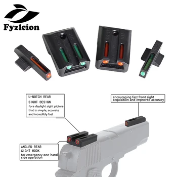 Hunting Glock Combat Notch Front Rear Red Green Fiber Optical Sight And Hunting 1911 Front Rear Fiber Sight
Hunting Glock Combat Notch Front Rear Red Green Fiber Optical Sight And Hunting 1911 Front Rear Fiber Sight