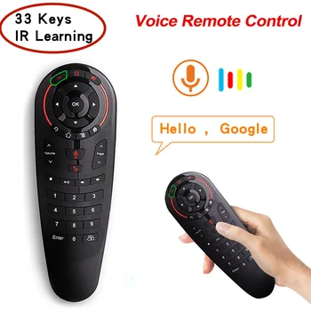 G30S Voice Fly Air Mouse Universal Smart Remote Control 33 keys IR Learning Gyro Sensing Wireless for Android TV Box X96 Mini PC
G30S Voice Fly Air Mouse Universal Smart Remote Control 33 keys IR Learning Gyro Sensing Wireless for Android TV Box X96 Mini PC