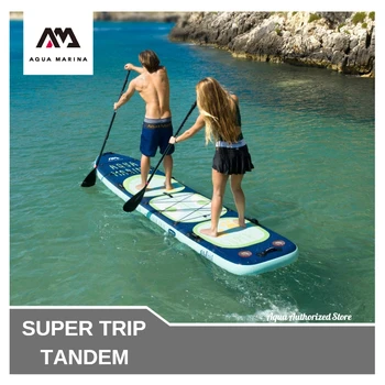 Aqua Marina 2020 version upgrade Super trip TANDEM stand up paddle board sup surfing inflatable board 427 x 86 x 15cm
Aqua Marina 2020 version upgrade Super trip TANDEM stand up paddle board sup surfing inflatable board 427 x 86 x 15cm