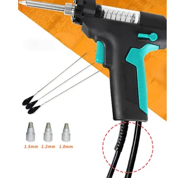 SS-331H Electric Desoldering Gun Anti-static High Power Strong Suction Desoldering Pump For PCB Circuit Board Repair
SS-331H Electric Desoldering Gun Anti-static High Power Strong Suction Desoldering Pump For PCB Circuit Board Repair