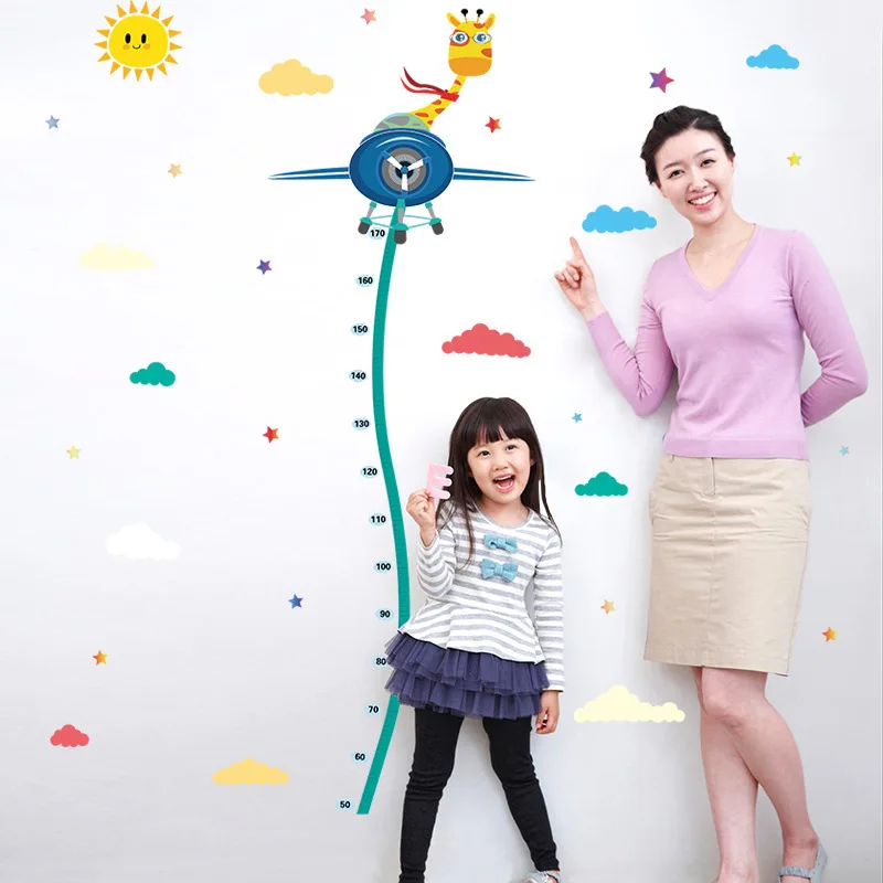 Giraffe Aircraft Height Sticker Kindergarten Records Growth Decoration Wall Sticker PVC Removable Sticker
Giraffe Aircraft Height Sticker Kindergarten Records Growth Decoration Wall Sticker PVC Removable Sticker