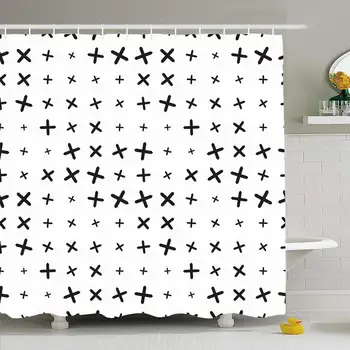 Shower Curtain Set with Hooks 60x72 Wall Vintage Modern Texture Cross Symbolic Chaotic Music Small Plus Abstract Technology
Shower Curtain Set with Hooks 60x72 Wall Vintage Modern Texture Cross Symbolic Chaotic Music Small Plus Abstract Technology