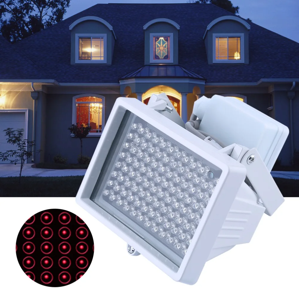 96 PCS LED Light Night Vision Infrared Light IR Lamp Universal Lamp For CCTV Camera Home Yard Garden Security Lamp DC 12V 2A
96 PCS LED Light Night Vision Infrared Light IR Lamp Universal Lamp For CCTV Camera Home Yard Garden Security Lamp DC 12V 2A