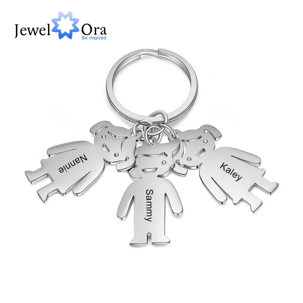 JewelOra Personalized Name Stainless Steel Keychains with Girls Boy Kids Charms Customized Engraved Keychain for Ladies Gifts
JewelOra Personalized Name Stainless Steel Keychains with Girls Boy Kids Charms Customized Engraved Keychain for Ladies Gifts