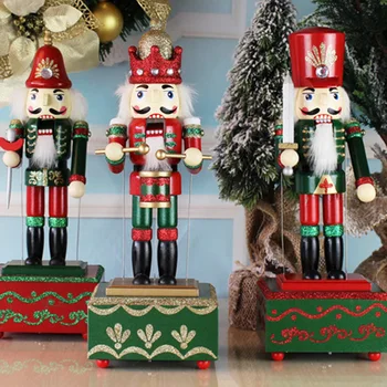 Animated Musical Nutcracker Shape with Drum Music Box Handicrafts Home Desktop Decoration SP99
Animated Musical Nutcracker Shape with Drum Music Box Handicrafts Home Desktop Decoration SP99