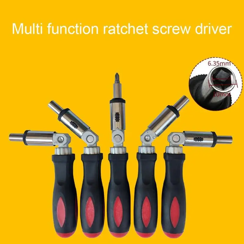 1/4 Inch 180 Degree Adjustable Hexbit Angle Ratchet Driver Hex Bit Driver Ratchet Screwdriver
1/4 Inch 180 Degree Adjustable Hexbit Angle Ratchet Driver Hex Bit Driver Ratchet Screwdriver
