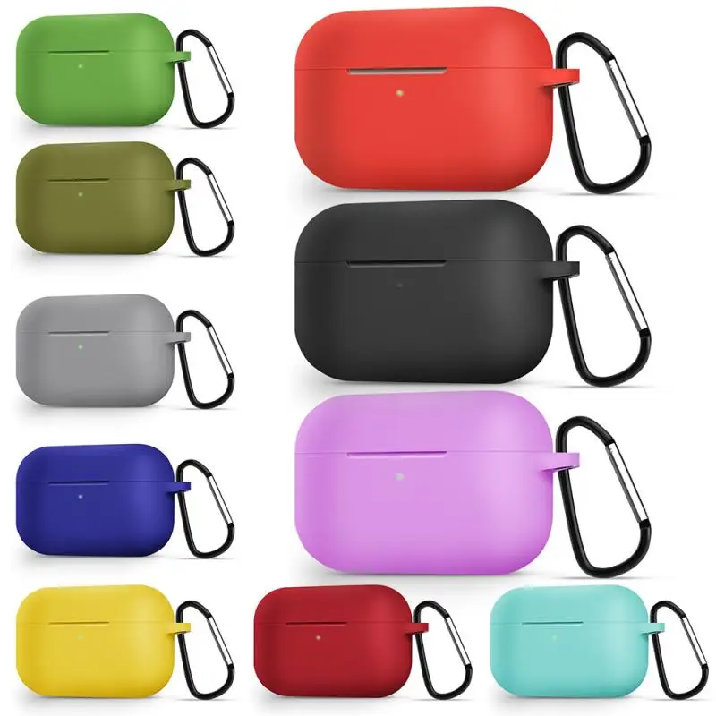 Smooth Surface Protective Earphone Case For Airpods Pro Solid Color Charging Box Case Cover Charging Box Shell With Hook
Smooth Surface Protective Earphone Case For Airpods Pro Solid Color Charging Box Case Cover Charging Box Shell With Hook