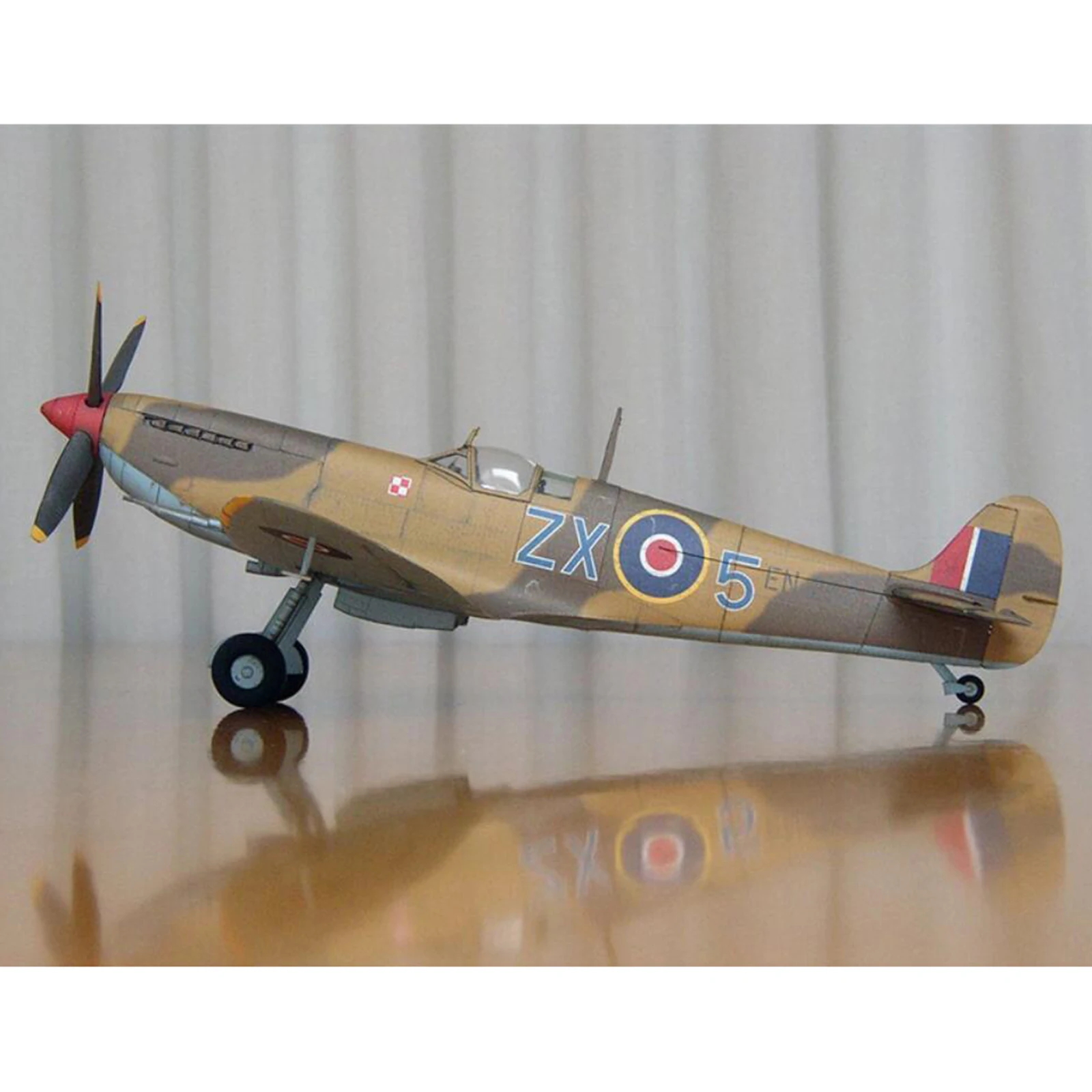 1:33 Scale Paper Spitfire Fighter Plane Model for Friends Gifts | Игрушки и хобби