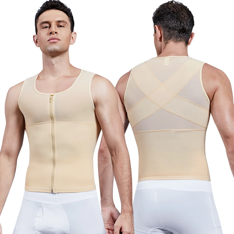 Mens Slimming Body Shaper Gynecomastia Compression Shirts Tummy Control Shapewear Waist Trainer Chest Abs Slim Vest Male Corset Mens Slimming Body Shaper Gynecomastia Compression Shirts Tummy Control Shapewear Waist Trainer Chest Abs Slim Vest Male Corset