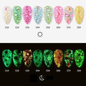 RIKONKA 1bag Mixed Size 3DLuminous Nail Rhinestones DIY Diamond Nail Decals Sparkle In Darkness Jewelry for Nail Art Decorations
RIKONKA 1bag Mixed Size 3DLuminous Nail Rhinestones DIY Diamond Nail Decals Sparkle In Darkness Jewelry for Nail Art Decorations