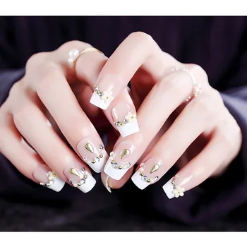 24pcs/box back Adhesive Flower Designs French Nail Tips Transparent Natural Color Medium Full Cover Fake Artificial Nail Glitter 
24pcs/box back Adhesive Flower Designs French Nail Tips Transparent Natural Color Medium Full Cover Fake Artificial Nail Glitter