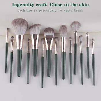 14Pcs Makeup Brushes Sets Eye Cosmetic Powder Foundation Eye Shadow Cosmetics Professional Wooden Make Up Brush Tool Kit
14Pcs Makeup Brushes Sets Eye Cosmetic Powder Foundation Eye Shadow Cosmetics Professional Wooden Make Up Brush Tool Kit