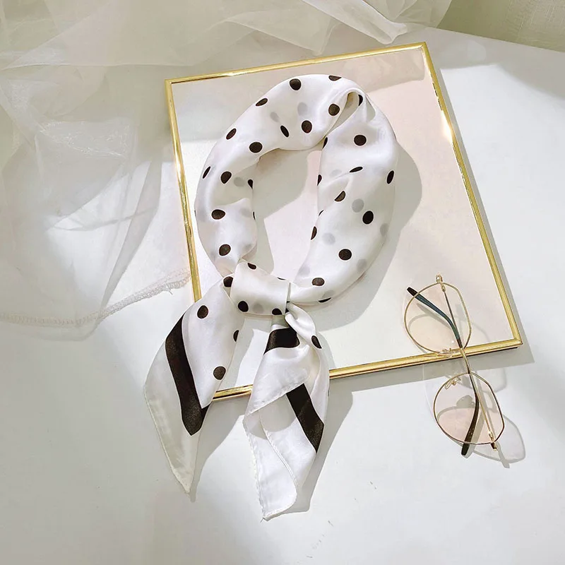 Sanderala Women Chiffon Scarf 70*70 New Fashion Dot Scarves Small Squares Head Scarf Women Shawl Bag Decorative Adult Scarves
Sanderala Women Chiffon Scarf 70*70 New Fashion Dot Scarves Small Squares Head Scarf Women Shawl Bag Decorative Adult Scarves