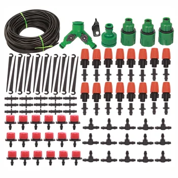 30M 50M Micro Drip Irrigation+Spray Watering Kits System Automatic Adjustable Dripper Atomizer Potted Plant Garden Greenhouses
30M 50M Micro Drip Irrigation+Spray Watering Kits System Automatic Adjustable Dripper Atomizer Potted Plant Garden Greenhouses