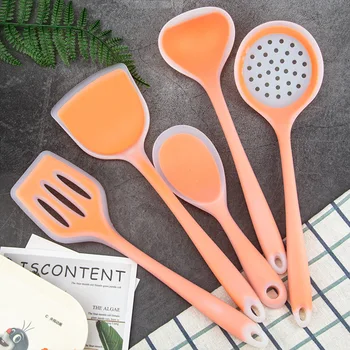 Temperature Resistance Cookware Kitchen Tools 5Pcs Cooking Tools Set Utensils Kitchen Accessories Food Grade Silicone Non-Stick
Temperature Resistance Cookware Kitchen Tools 5Pcs Cooking Tools Set Utensils Kitchen Accessories Food Grade Silicone Non-Stick