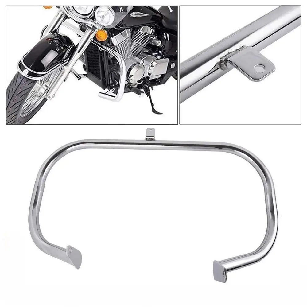 Chrome Highway Crash Bar Engine Guard Frame Protector Bumper Cover for 2004-2011 Honda Shadow Aero 750 VT750C VT400 VT 750 400
Chrome Highway Crash Bar Engine Guard Frame Protector Bumper Cover for 2004-2011 Honda Shadow Aero 750 VT750C VT400 VT 750 400