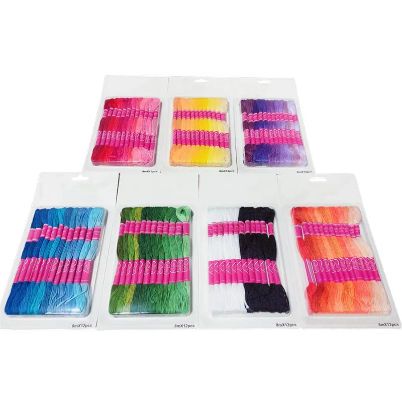 Similar Thread 12Pcs Cross Stitch Cotton Sewing Skeins Embroidery Thread Multifunction Floss Kit Gradient Color
Similar Thread 12Pcs Cross Stitch Cotton Sewing Skeins Embroidery Thread Multifunction Floss Kit Gradient Color