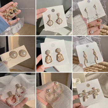 New style ladies earrings French earrings S925 silver needle retro temperament long tassel pearl earrings AAA Quality
New style ladies earrings French earrings S925 silver needle retro temperament long tassel pearl earrings AAA Quality
