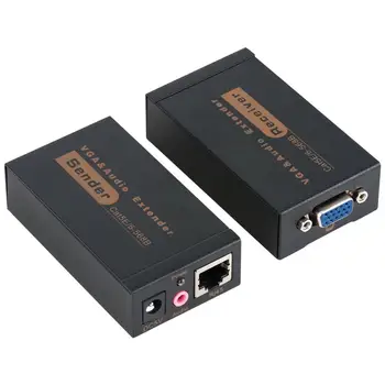 Zeadow VGA Cat5e Cat6 Extender 300ft Video Repeater Over Ethernet Cable Up To 100m Sender + Receiver With 2 Power Adapters
Zeadow VGA Cat5e Cat6 Extender 300ft Video Repeater Over Ethernet Cable Up To 100m Sender + Receiver With 2 Power Adapters